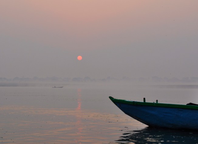 Lever de soleil sur le Gange